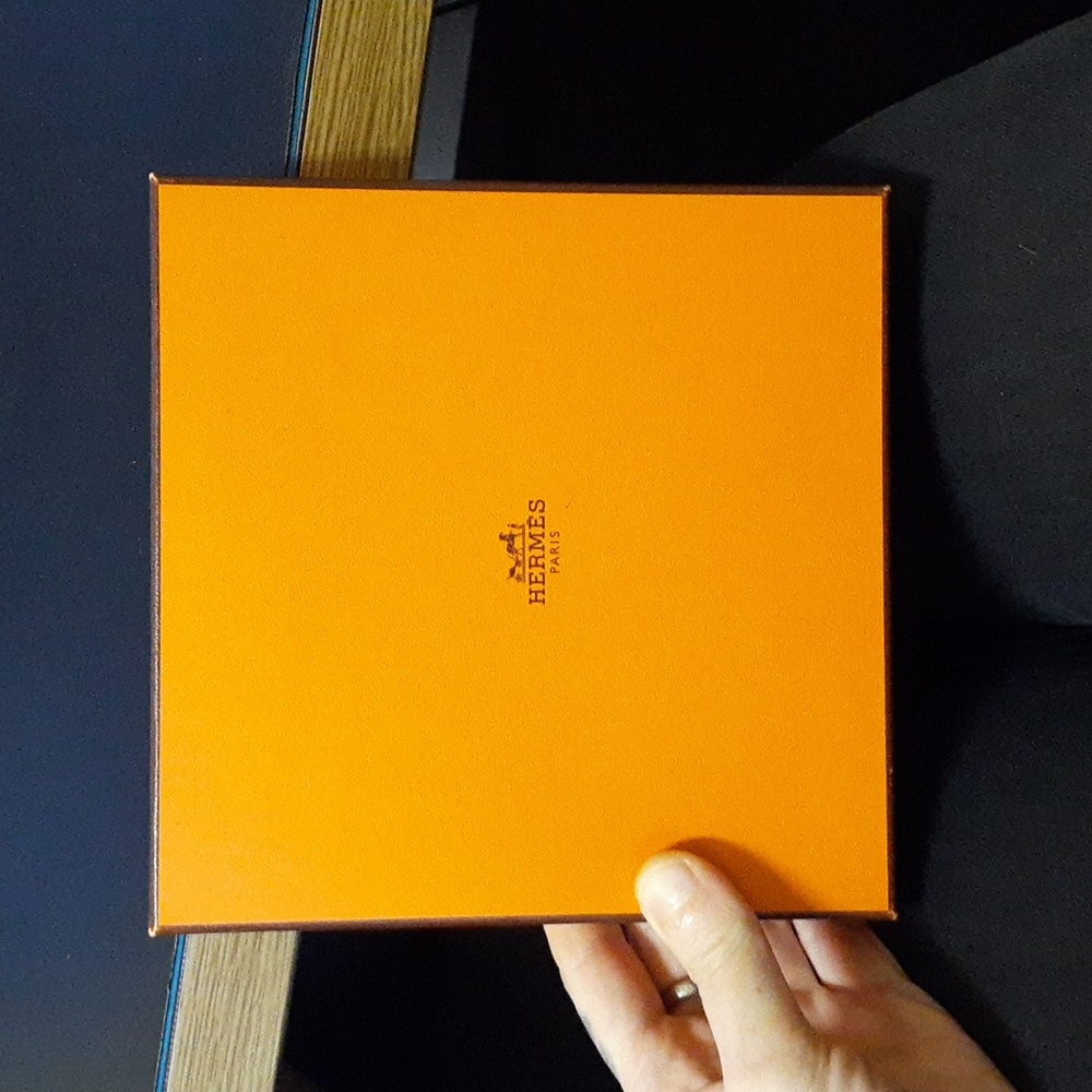 7" HERMES Paris Square Gift Box - Empty